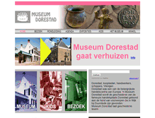 Tablet Screenshot of museumdorestad.nl